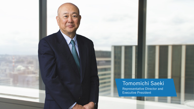 Noriyoshi Ikeda, Founder Chairman<br>
                           Tomomichi Saeki, Representative Director,Executive President