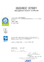 ISO/IEC 27001 Information　Security　Management　System(1st Data Center)